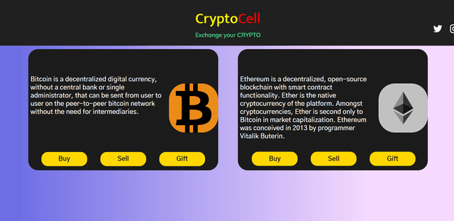 Crypto Project at https://github.com/vinaykulk621/Crypto_Cell